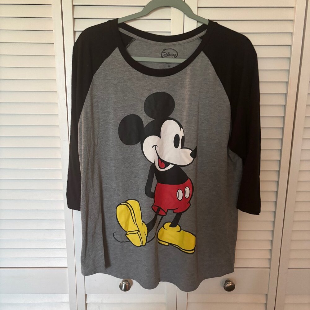 Women's Plus Mickey Mouse Shirt